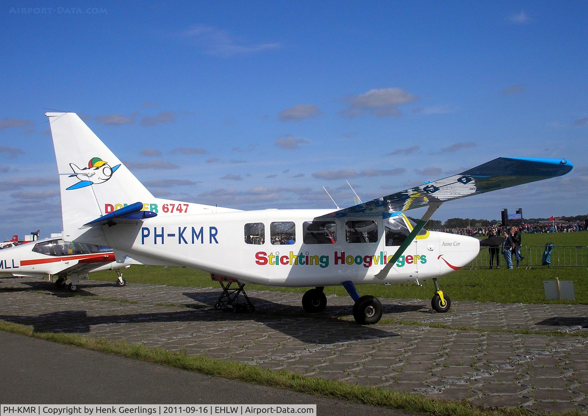 PH-KMR, 2005 Gippsland GA-8 Airvan C/N GA8-05-084, Association who arrange flying time for children who suffer from chronic illness, mental handicaped.

Dutch Air Force Open Day at Leeuwarden AFB , Sep 2011