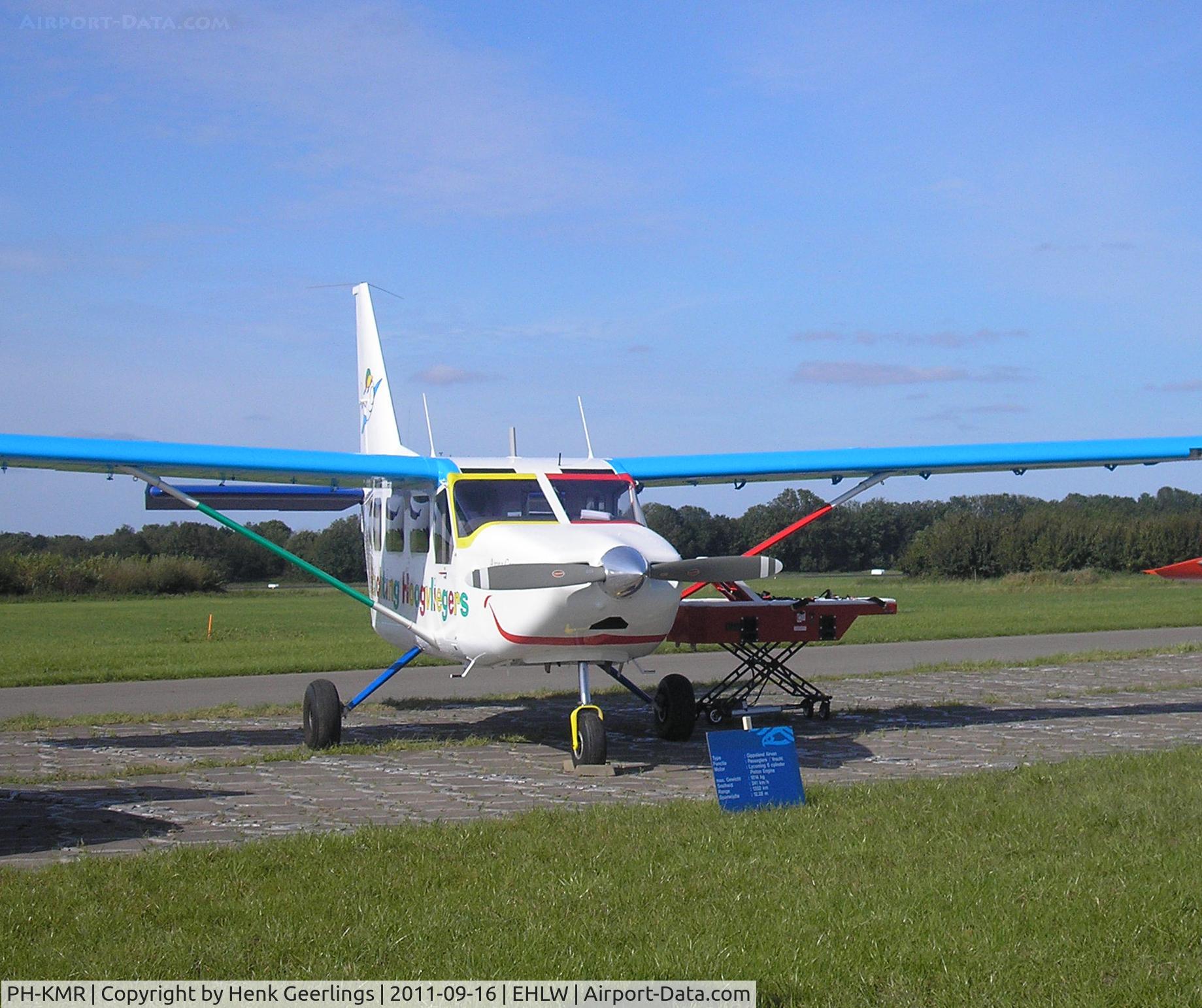 PH-KMR, 2005 Gippsland GA-8 Airvan C/N GA8-05-084, Association , High Fly , who arrange flying time for children who suffer from chronic illness, mental handicaped.

Dutch Air Force Open Day at Leeuwarden AFB , Sep 2011