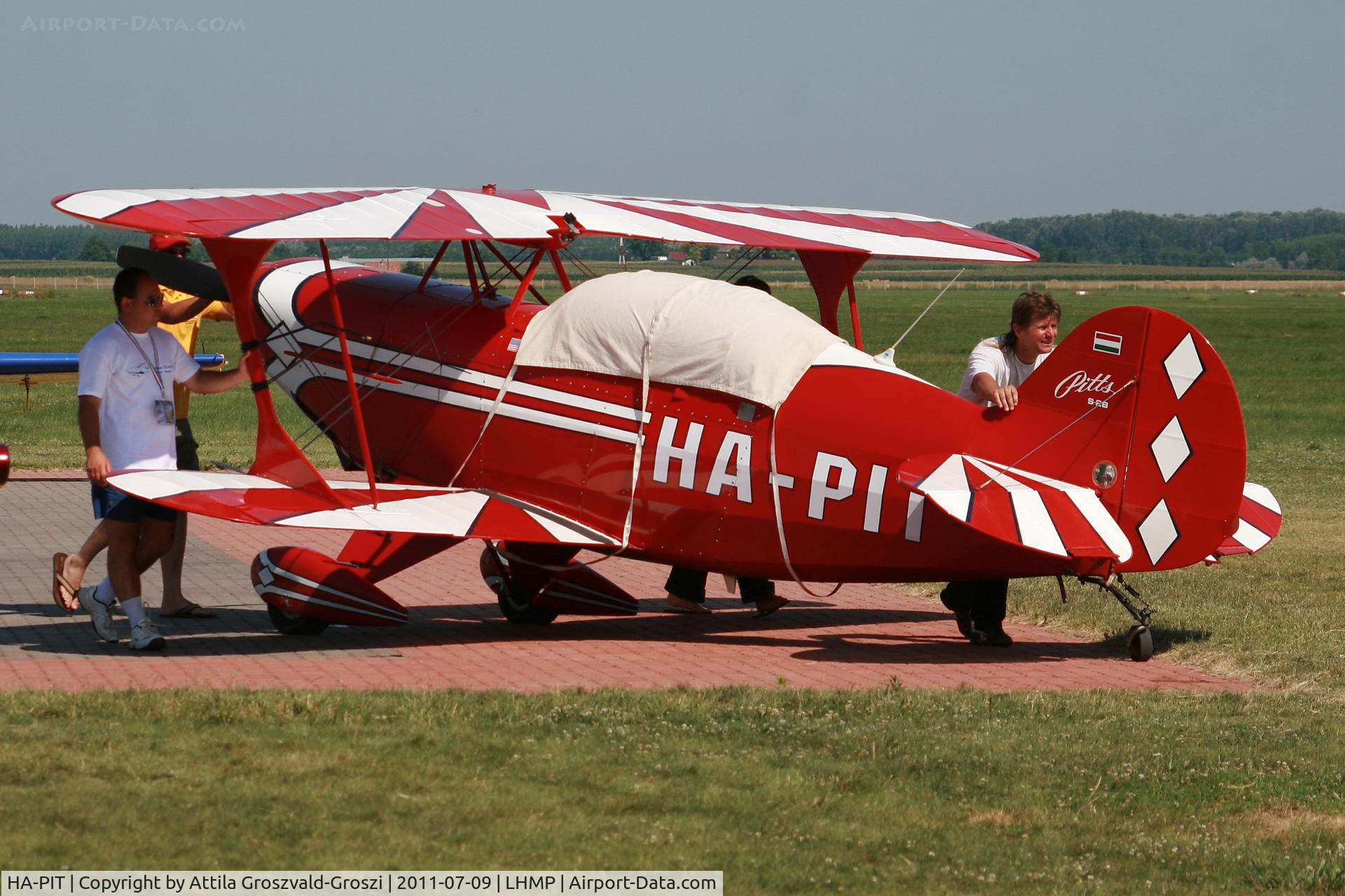 HA-PIT, 1995 Aviat Pitts S-2B Special C/N 5327, Matko Airport, Matkopuszta - Hungary