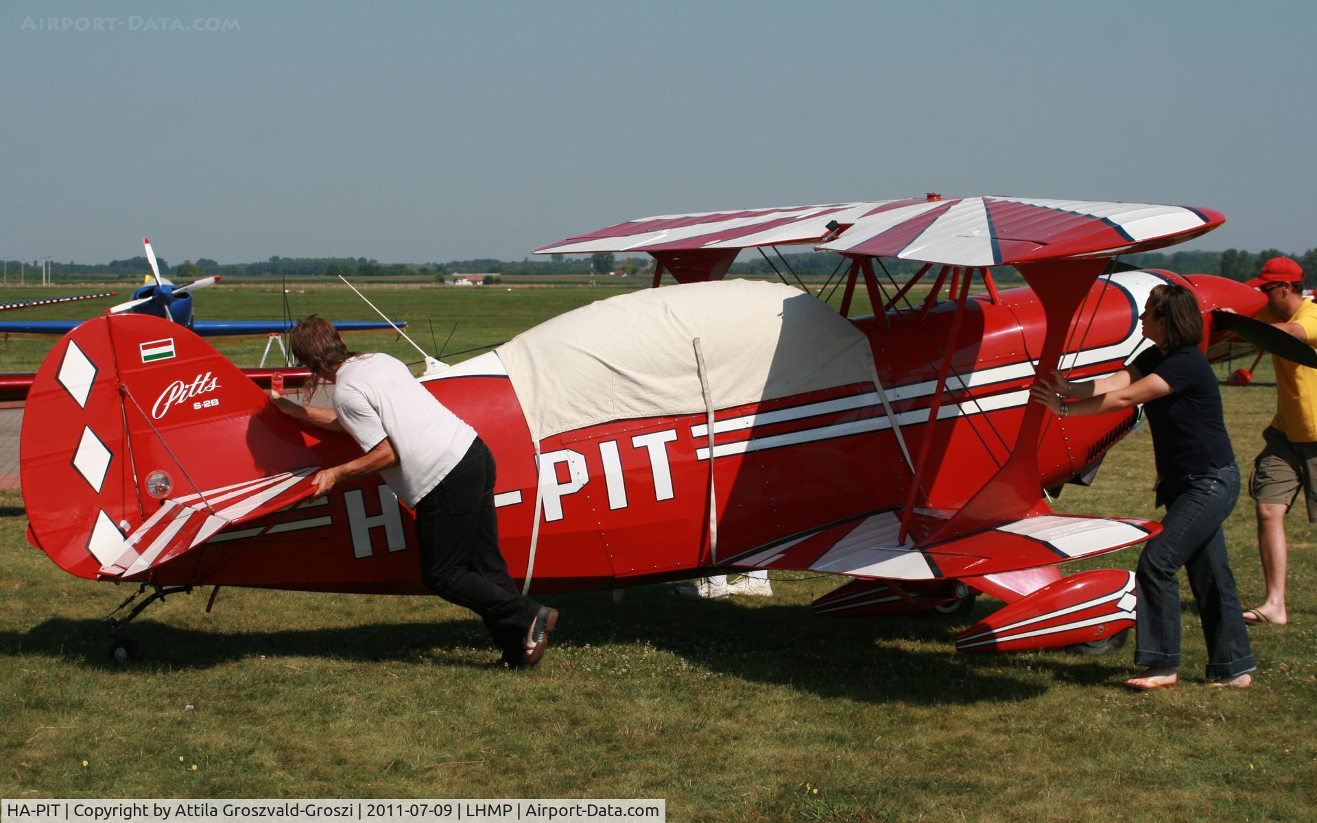 HA-PIT, 1995 Aviat Pitts S-2B Special C/N 5327, Matko Airport, Matkopuszta - Hungary