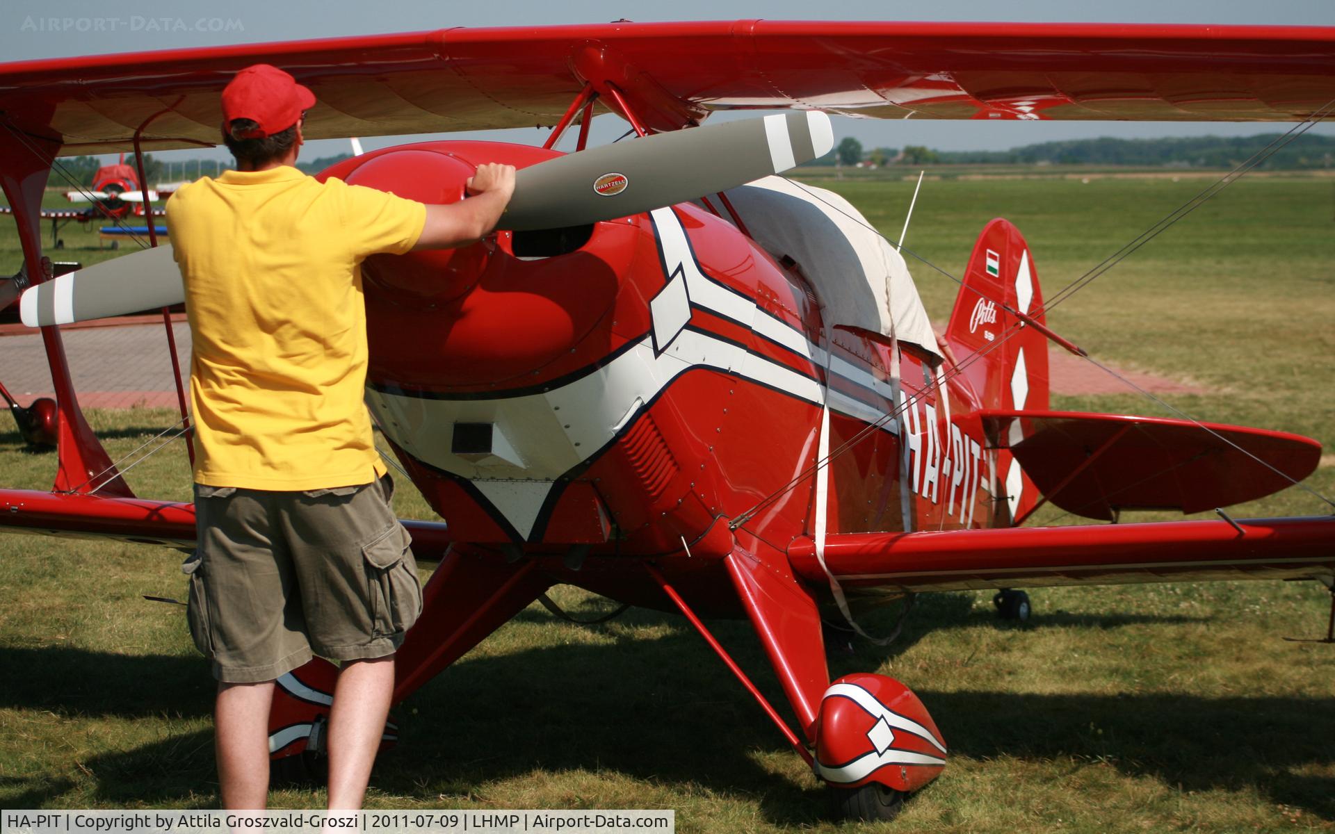 HA-PIT, 1995 Aviat Pitts S-2B Special C/N 5327, Matko Airport, Matkopuszta - Hungary