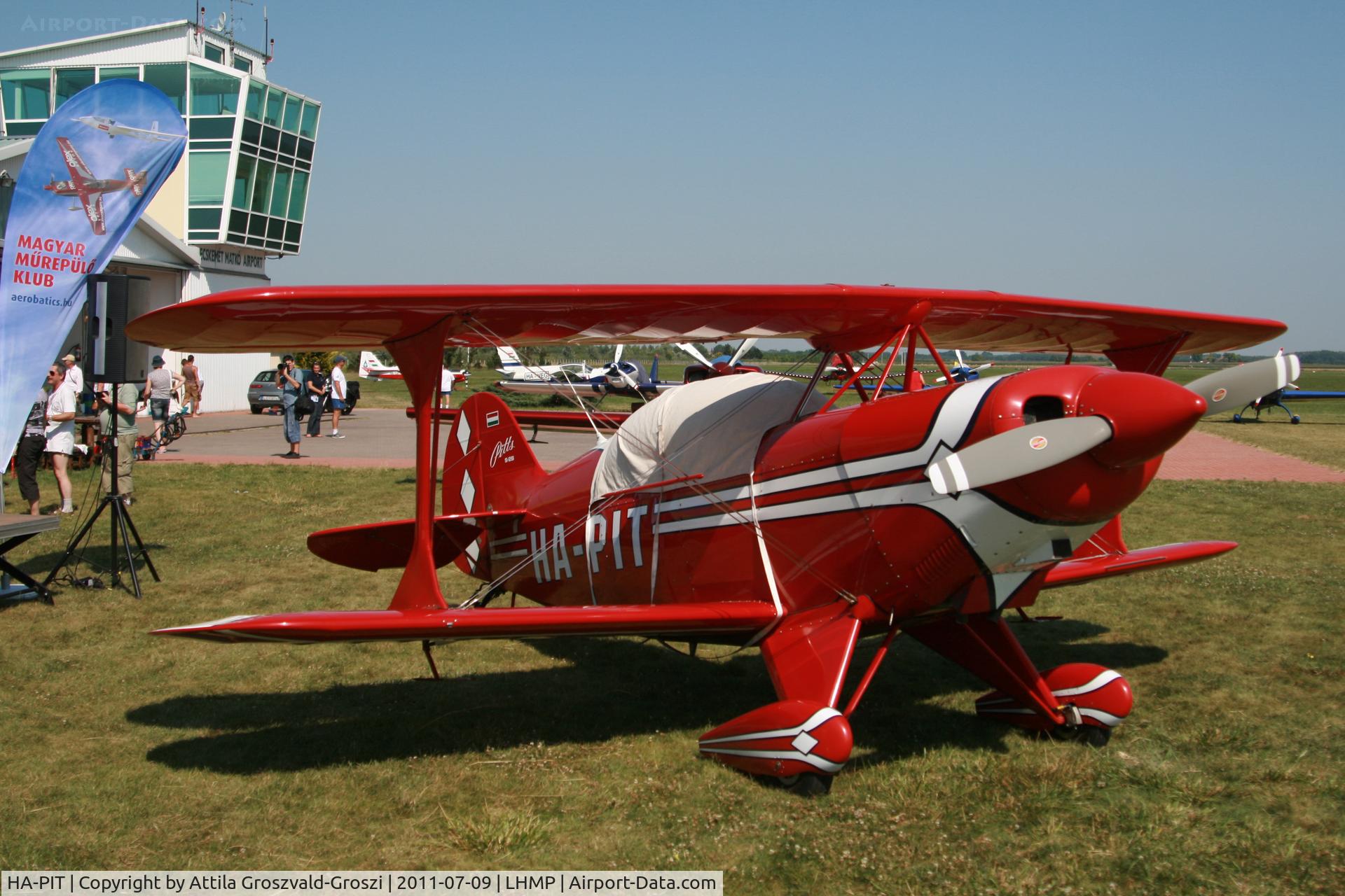 HA-PIT, 1995 Aviat Pitts S-2B Special C/N 5327, Matko Airport, Matkopuszta - Hungary