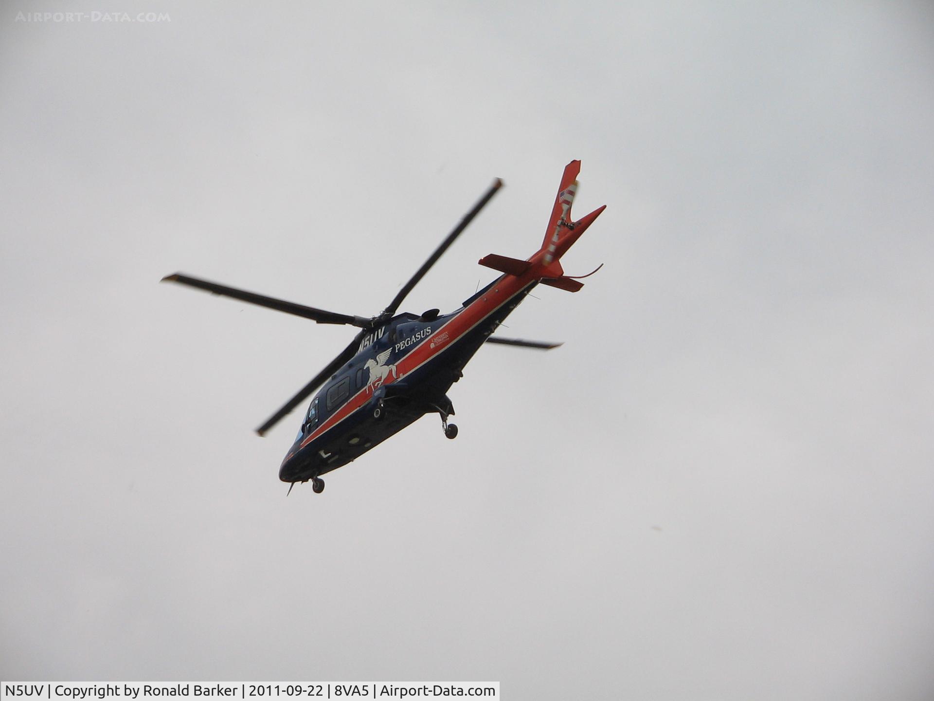 N5UV, Agusta A-109E C/N 11150, UVA Hospital