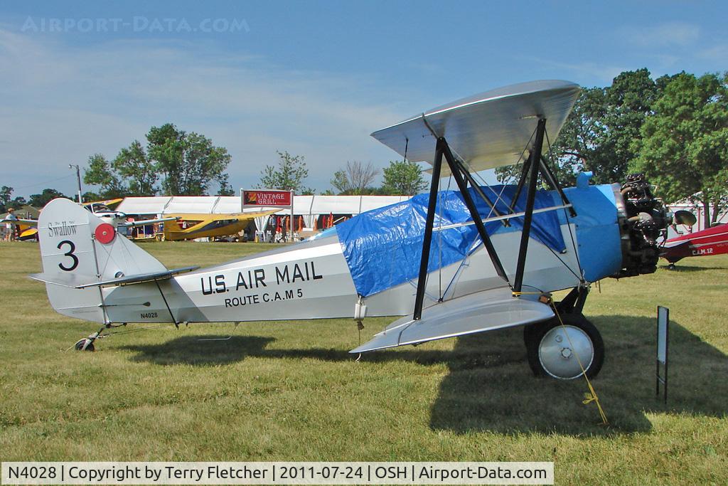 N4028, 1927 Swallow OX-5 Swallow C/N 899, At 2011 Oshkosh
