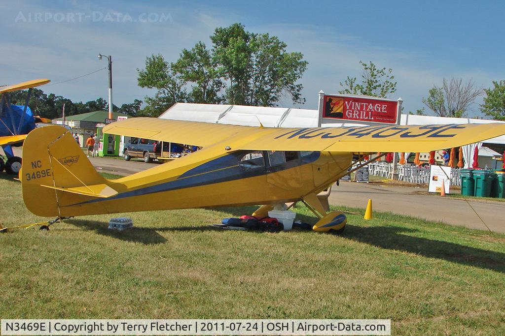 N3469E, 1947 Aeronca 11AC Chief C/N 11AC-1764, At 2011 Oshkosh