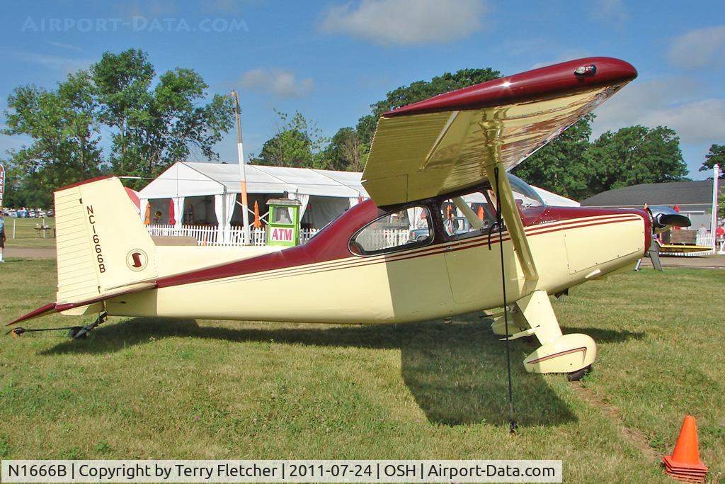 N1666B, 1948 Temco Luscombe 11A C/N 11-172, At 2011 Oshkosh