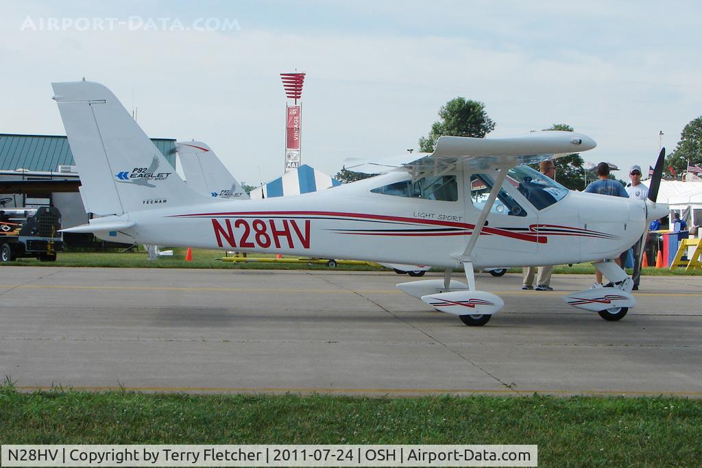 N28HV, Tecnam P-92 Eaglet C/N 1295, At 2011 Oshkosh
