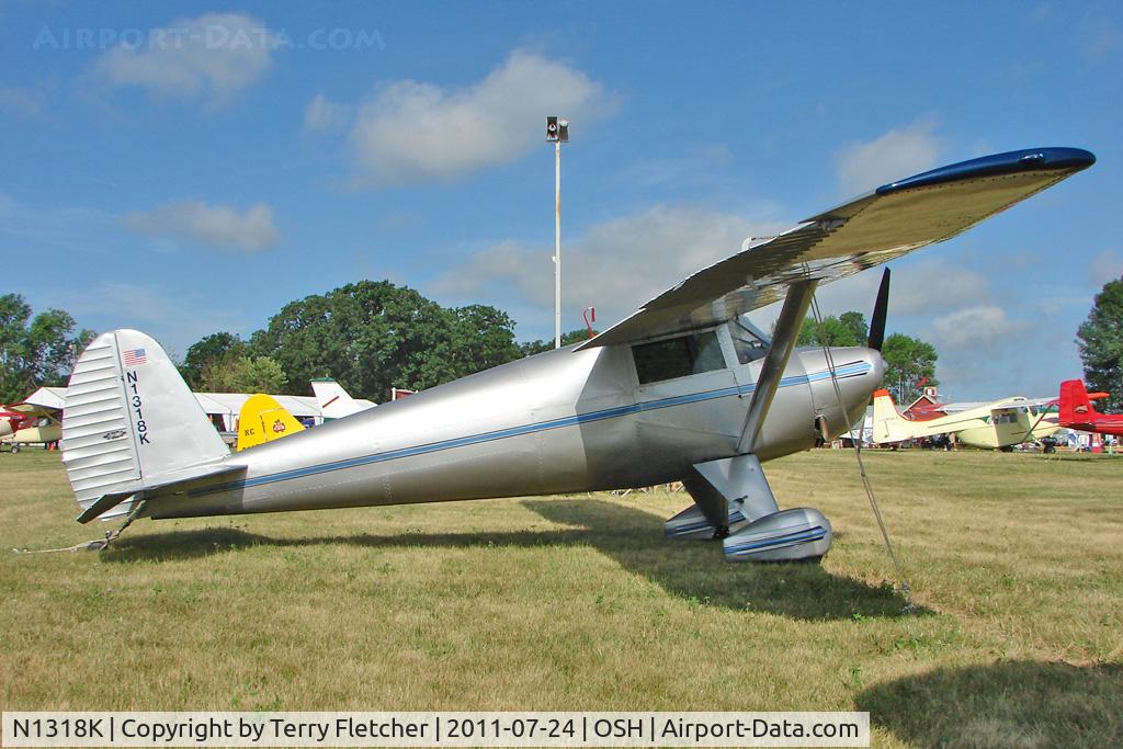 N1318K, 1947 Luscombe 8A C/N 4045, At 2011 Oshkosh