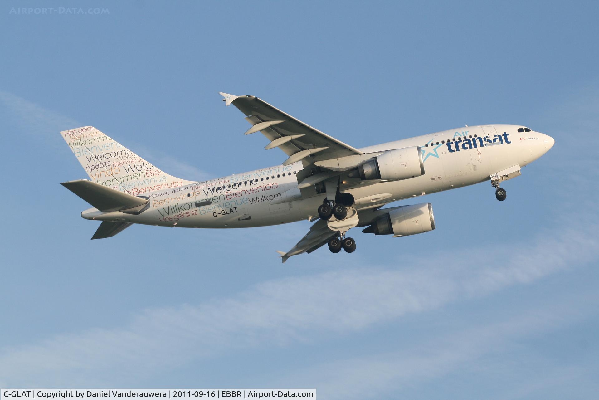 C-GLAT, 1991 Airbus A310-308 C/N 588, Flight TS154 is climbing from RWY 07R