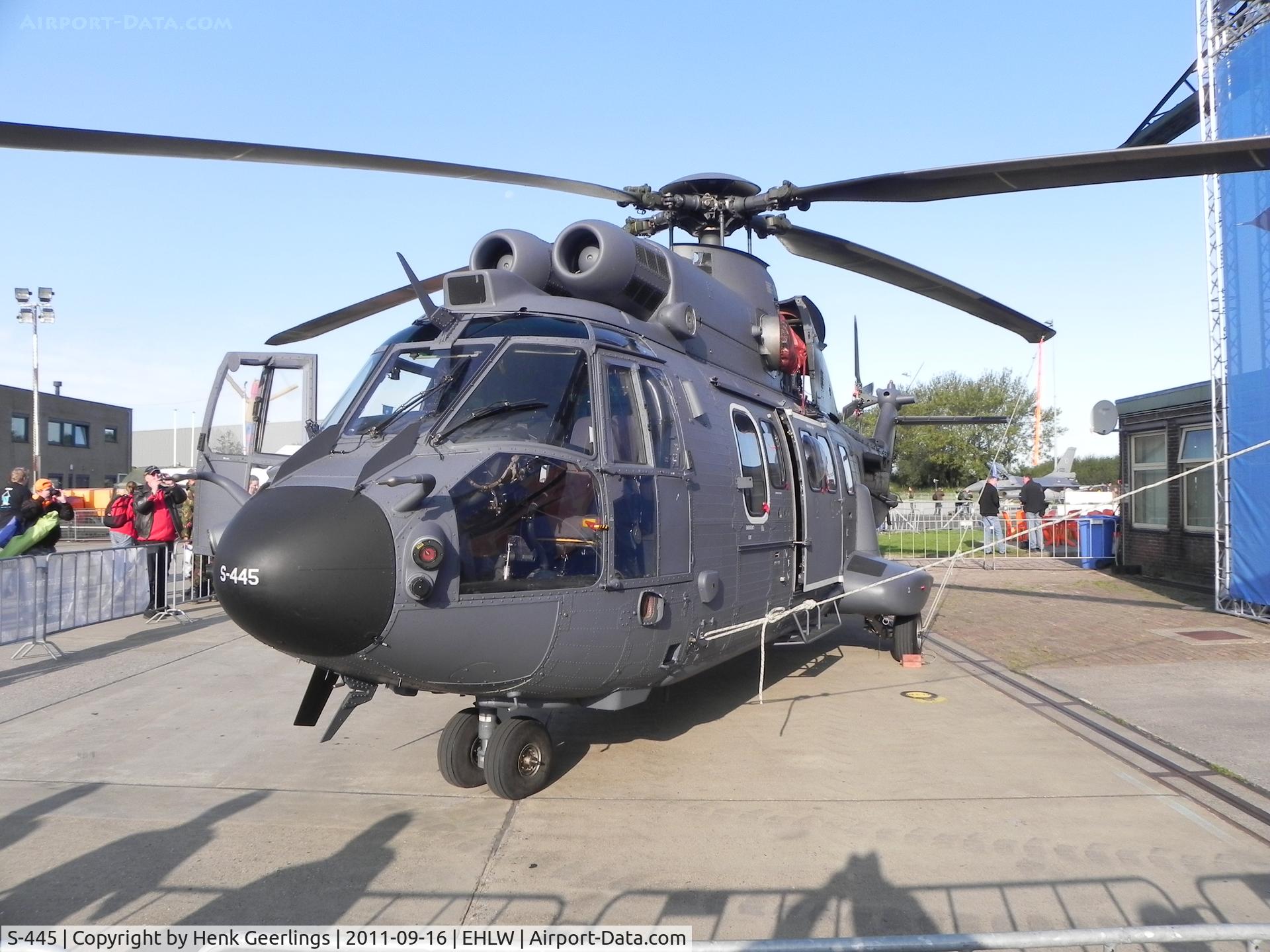 S-445, Eurocopter AS-532U2 Cougar C/N 2445, Dutch Air Force Open Day at Leeuwarden AFB , Sep 2011