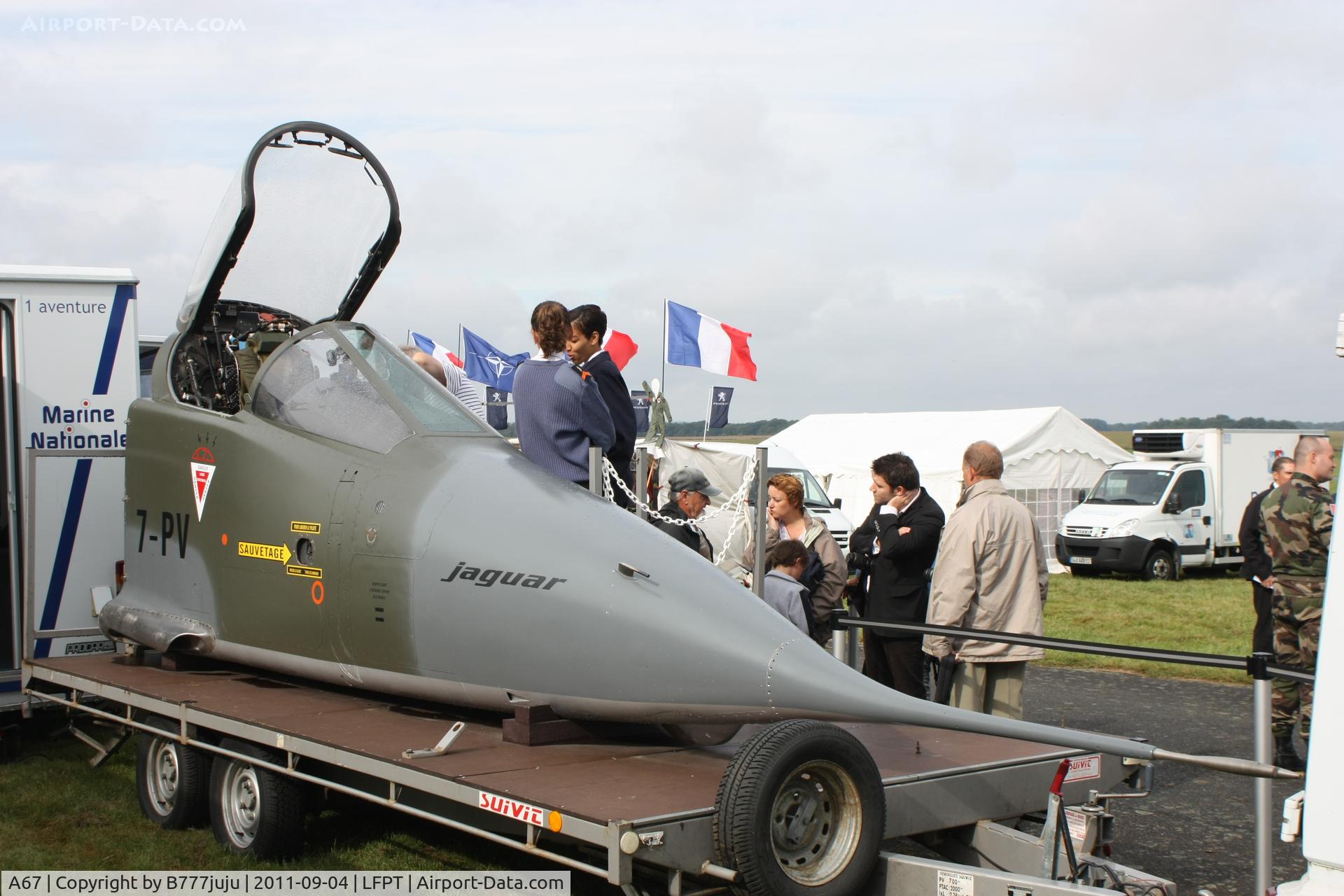 A67, Sepecat Jaguar A C/N A67, nose use by Bureau Air Information for recruting