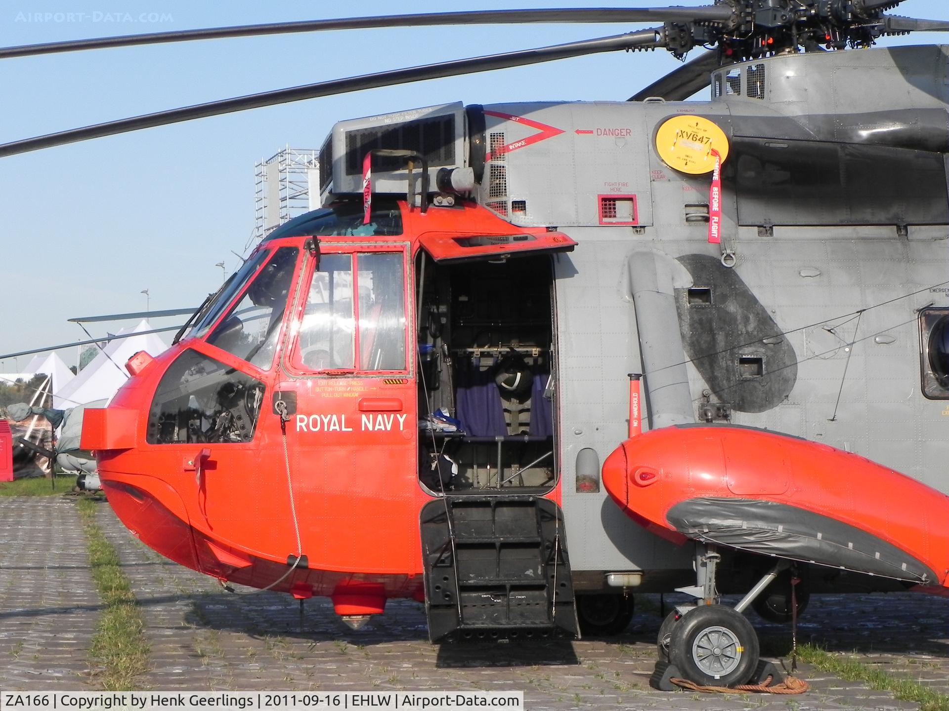 ZA166, 1982 Westland Sea King HU.5 C/N WA899, Fleet Air Arm ; Dutch Air Force Open Day at Leeuwarden AFB , Sep 2011