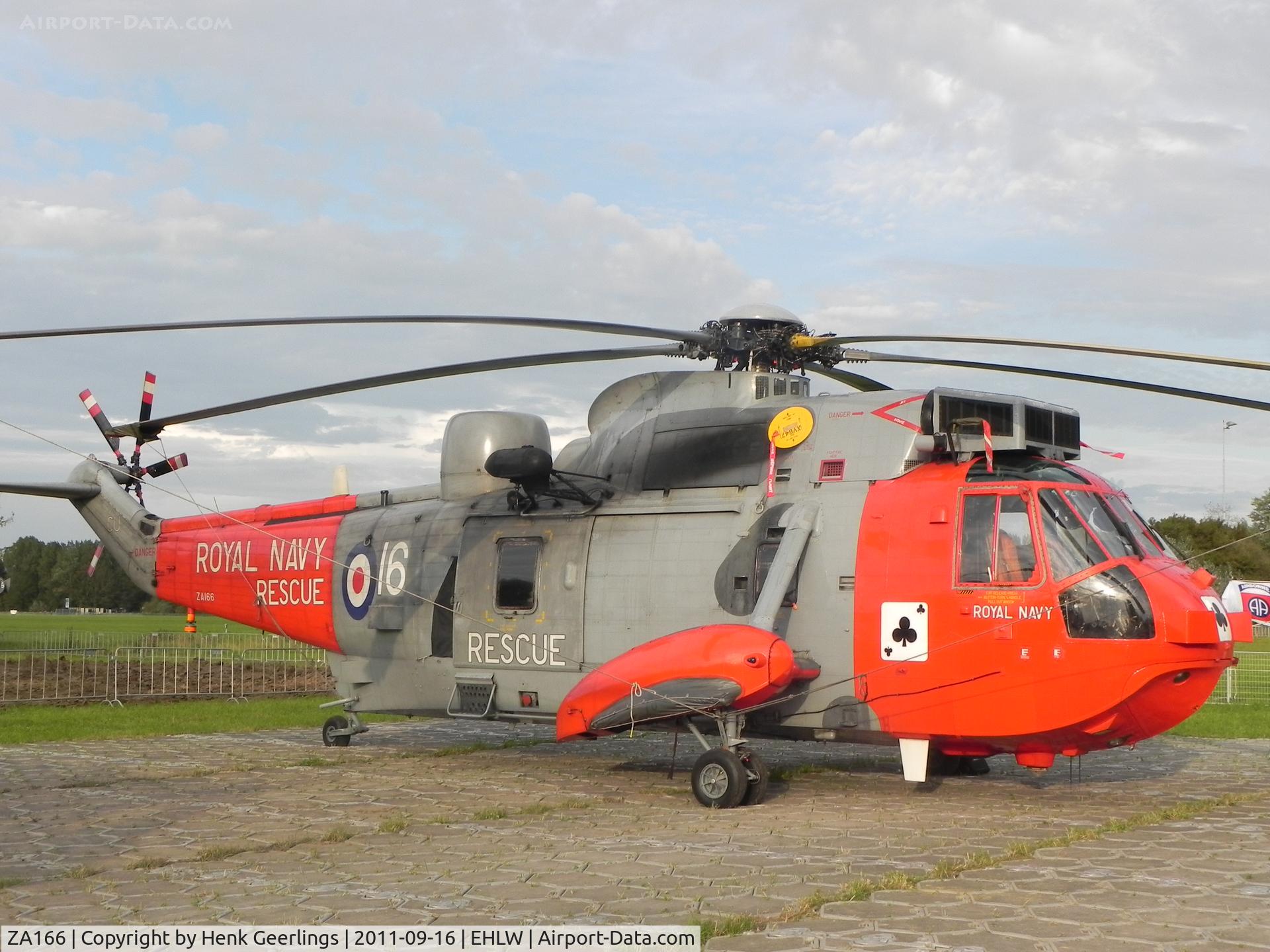ZA166, 1982 Westland Sea King HU.5 C/N WA899, Fleet Air Arm ; Dutch Air Force Open Day at Leeuwarden AFB , Sep 2011