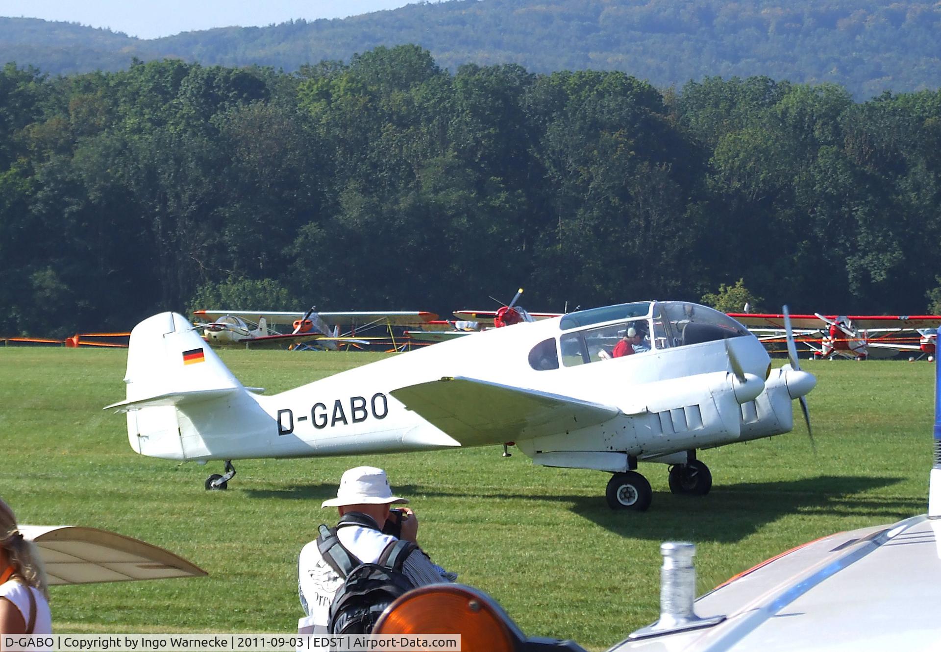 D-GABO, 1961 Let Ae-145 Super Aero 145 C/N 19-020, Aero 145 Super Aero at the 2011 Hahnweide Fly-in, Kirchheim unter Teck airfield