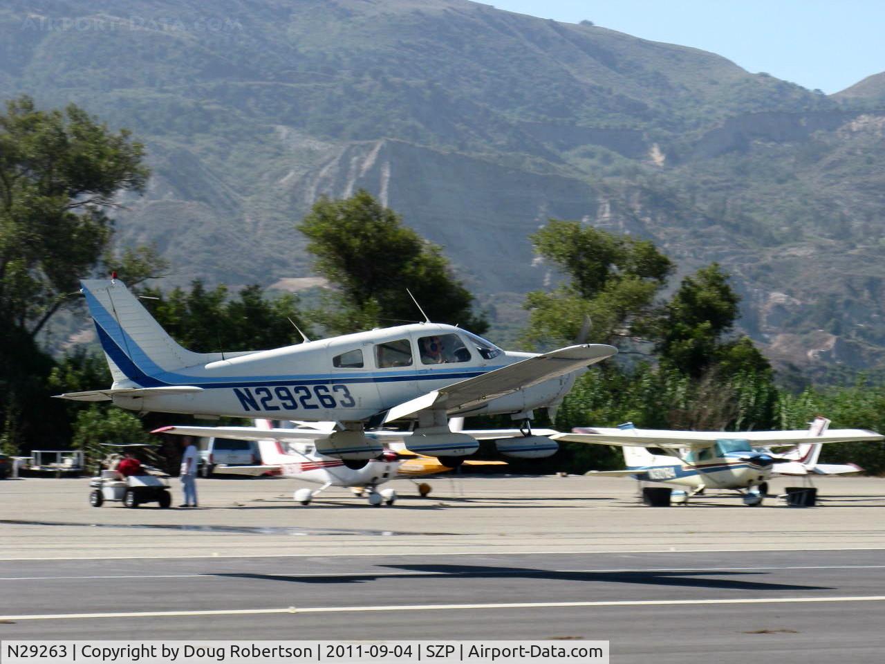 N29263, 1979 Piper PA-28-161 C/N 28-7916429, 1979 Piper PA-28-161 WARRIOR II, Lycoming O-320-D3G 160 Hp, landing Rwy 22
