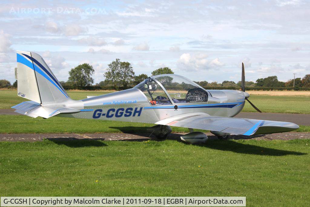 G-CGSH, 2010 Cosmik EV-97 TeamEurostar UK C/N 3604, Aerotechnik EV-97 TeamEurostar UK at Breighton Airfield's Helicopter Fly-In, September 2011.