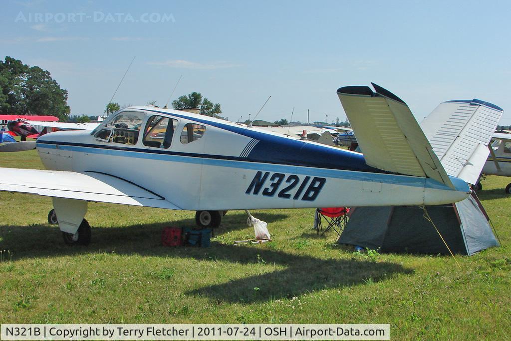 N321B, 1957 Beech H35 Bonanza C/N D-4939, At 2011 Oshkosh