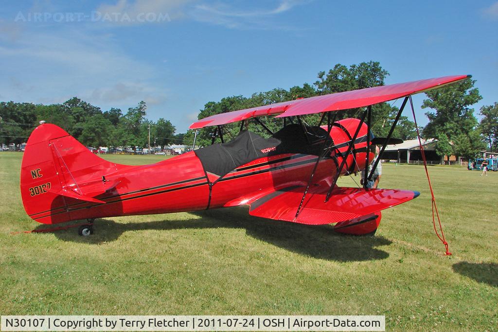 N30107, 1940 Waco UPF-7 C/N 5504, At 2011 Oshkosh