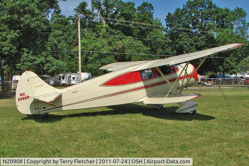 N20908, 1939 Waco AGC-8 C/N 5067, At 2011 Oshkosh