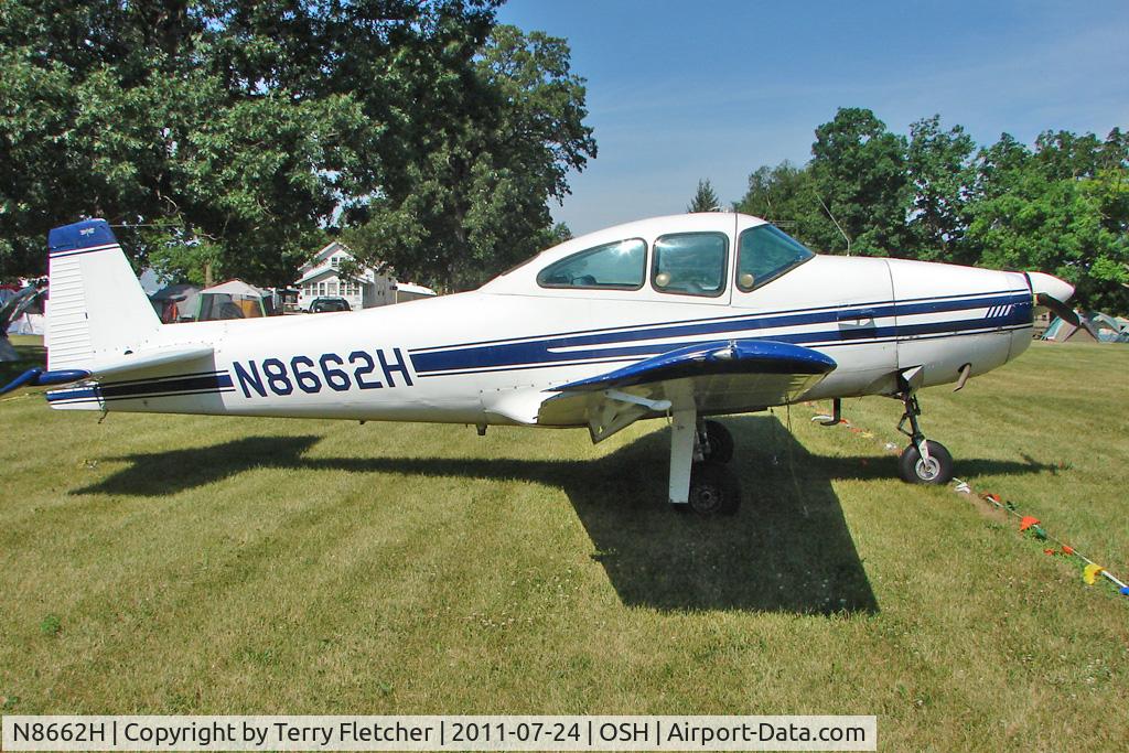 N8662H, 1947 North American Navion (NA-145) C/N NAV-4-662, At 2011 Oshkosh