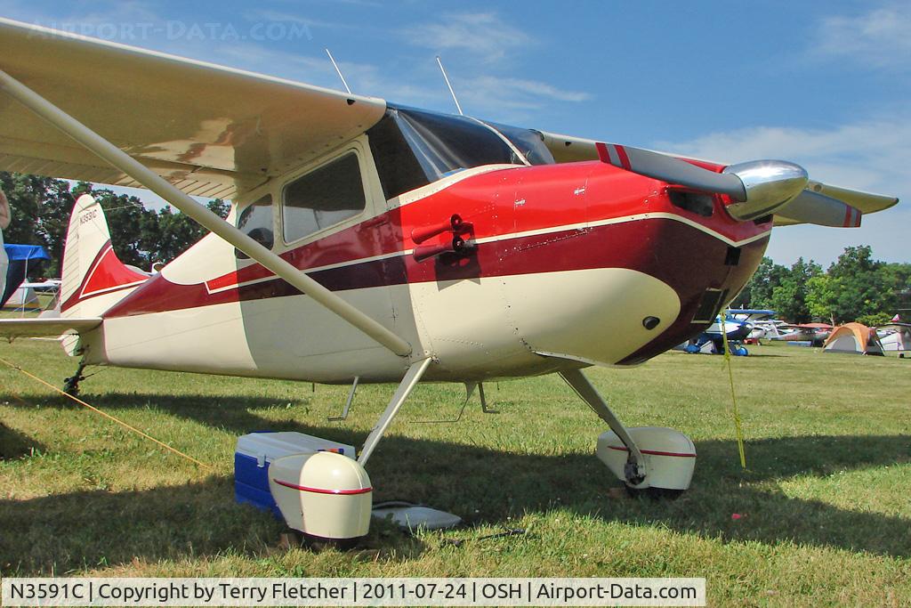 N3591C, 1955 Cessna 170B C/N 26635, At 2011 Oshkosh