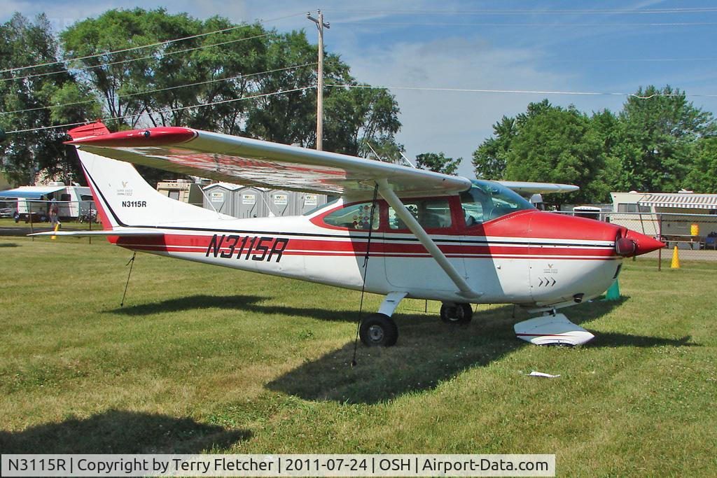 N3115R, 1967 Cessna 182L Skylane C/N 18258515, At 2011 Oshkosh