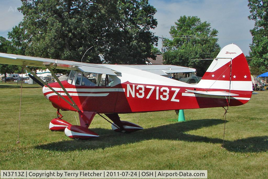 N3713Z, 1960 Piper PA-22-160 Tri Pacer C/N 22-7584, At 2011 Oshkosh