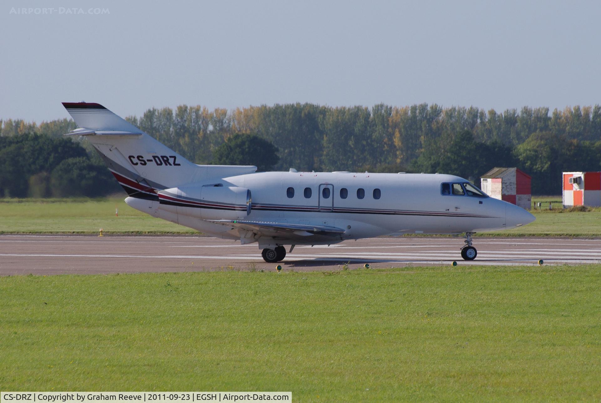 CS-DRZ, 2007 Hawker Beechcraft 800XPi C/N 258847, About to depart.