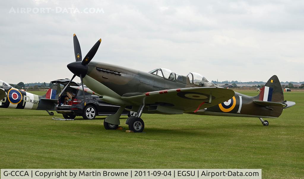 G-CCCA, 1944 Supermarine 509 Spitfire TR.IXc C/N CBAF.9590, DULL AND RAINY DAY