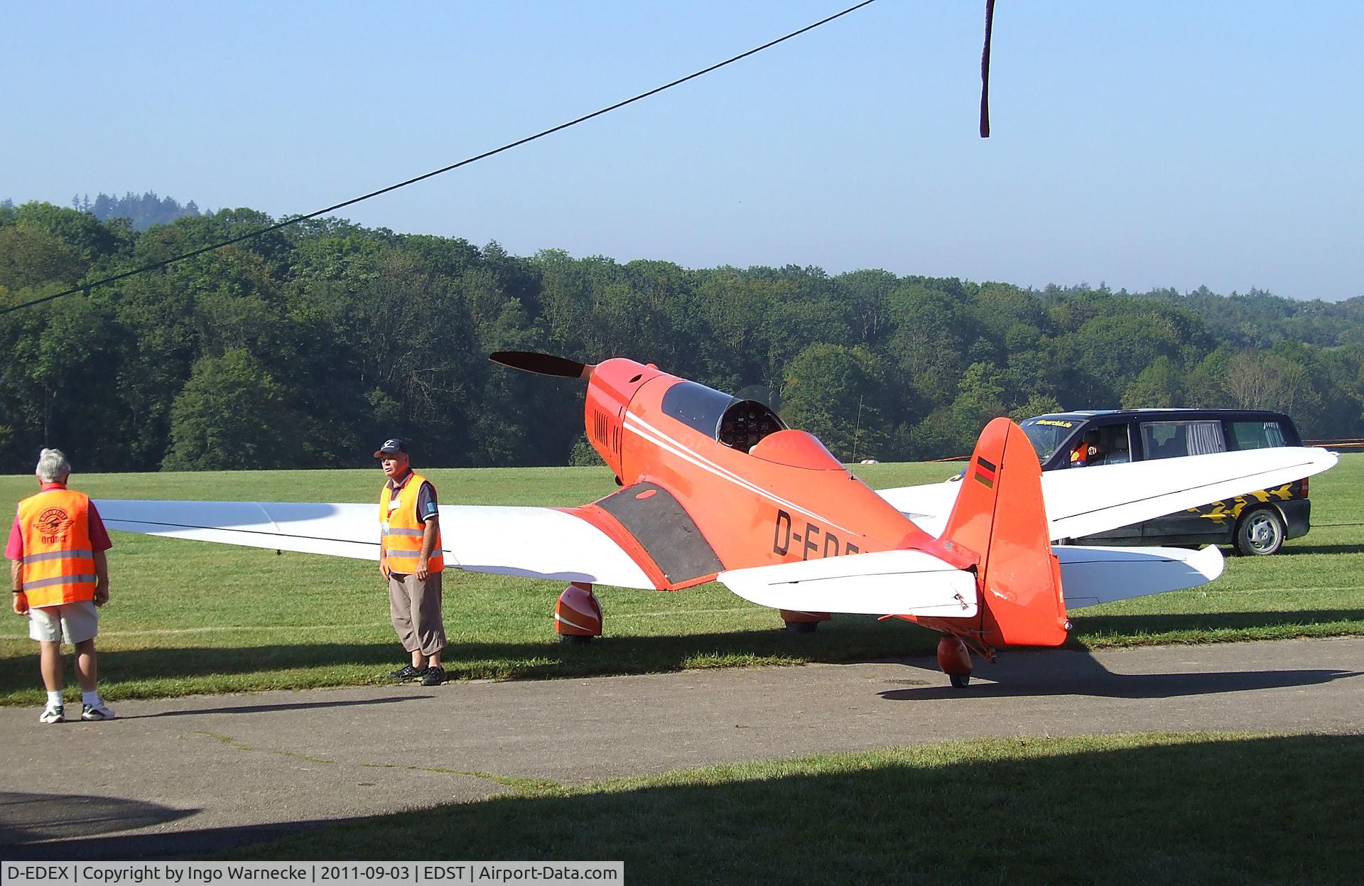 D-EDEX, 1940 Klemm Kl-35 Spezial C/N 1916, Klemm Kl 35 Spezial at the 2011 Hahnweide Fly-in, Kirchheim unter Teck airfield