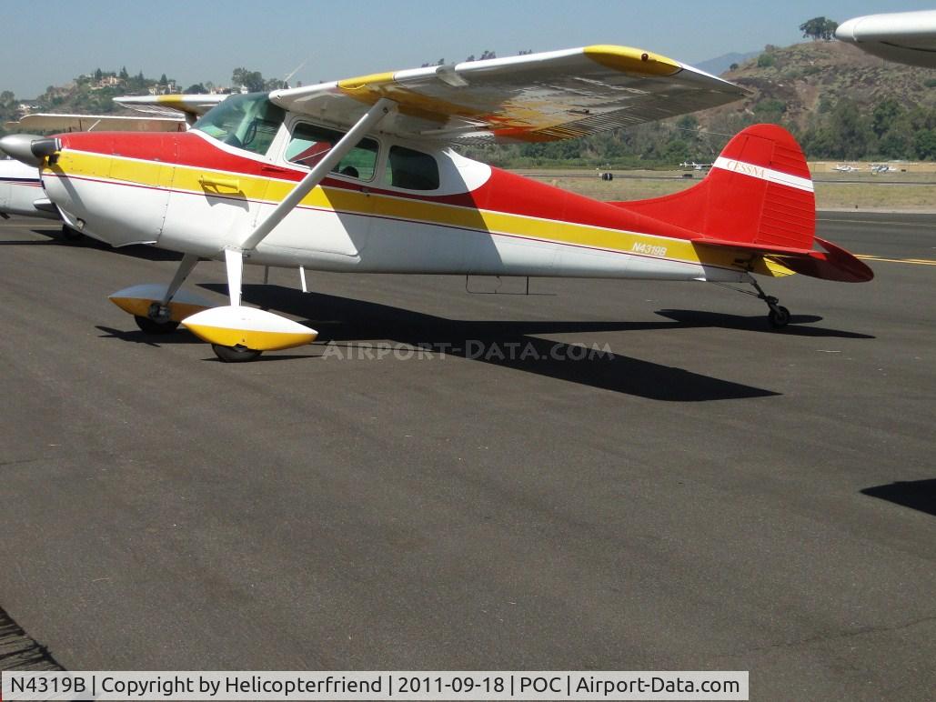 N4319B, 1955 Cessna 170B C/N 26663, On dispaly north of Norm's Cafe