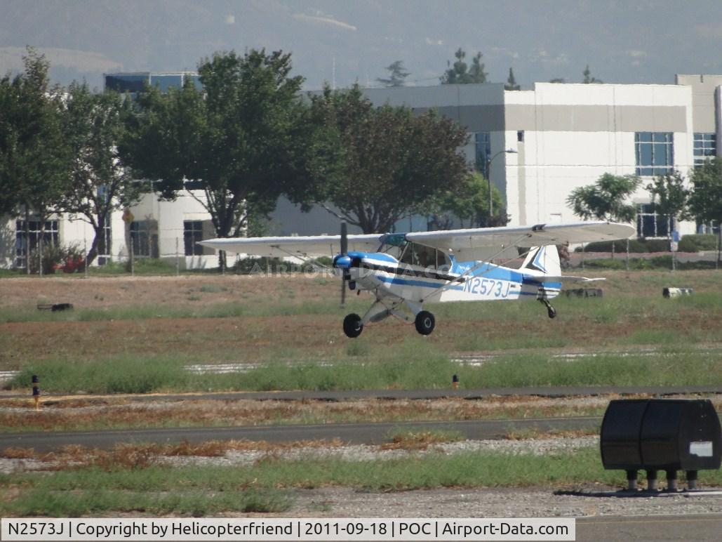 N2573J, 1979 Piper PA-18-150 Super Cub C/N 18-7909132, Landing