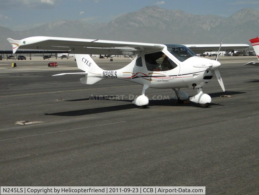 N245LS, 2008 Flight Design CTLS C/N F-08-05-12, Parked in transient parking