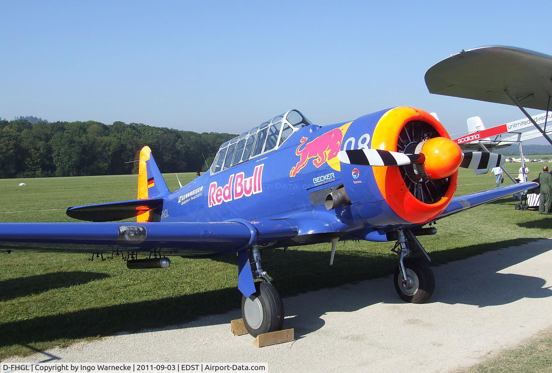 D-FHGL, 1953 North American SNJ-5 Texan Texan C/N 88-14713, North American SNJ-5 Texan at the 2011 Hahnweide Fly-in, Kirchheim unter Teck airfield
