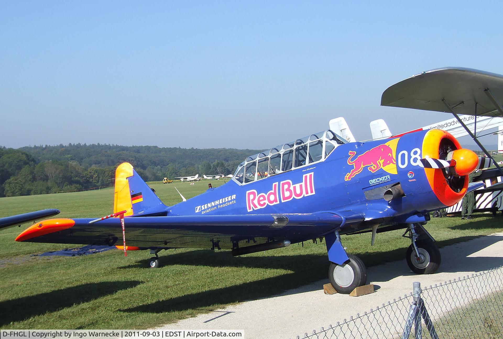 D-FHGL, 1953 North American SNJ-5 Texan Texan C/N 88-14713, North American SNJ-5 Texan at the 2011 Hahnweide Fly-in, Kirchheim unter Teck airfield