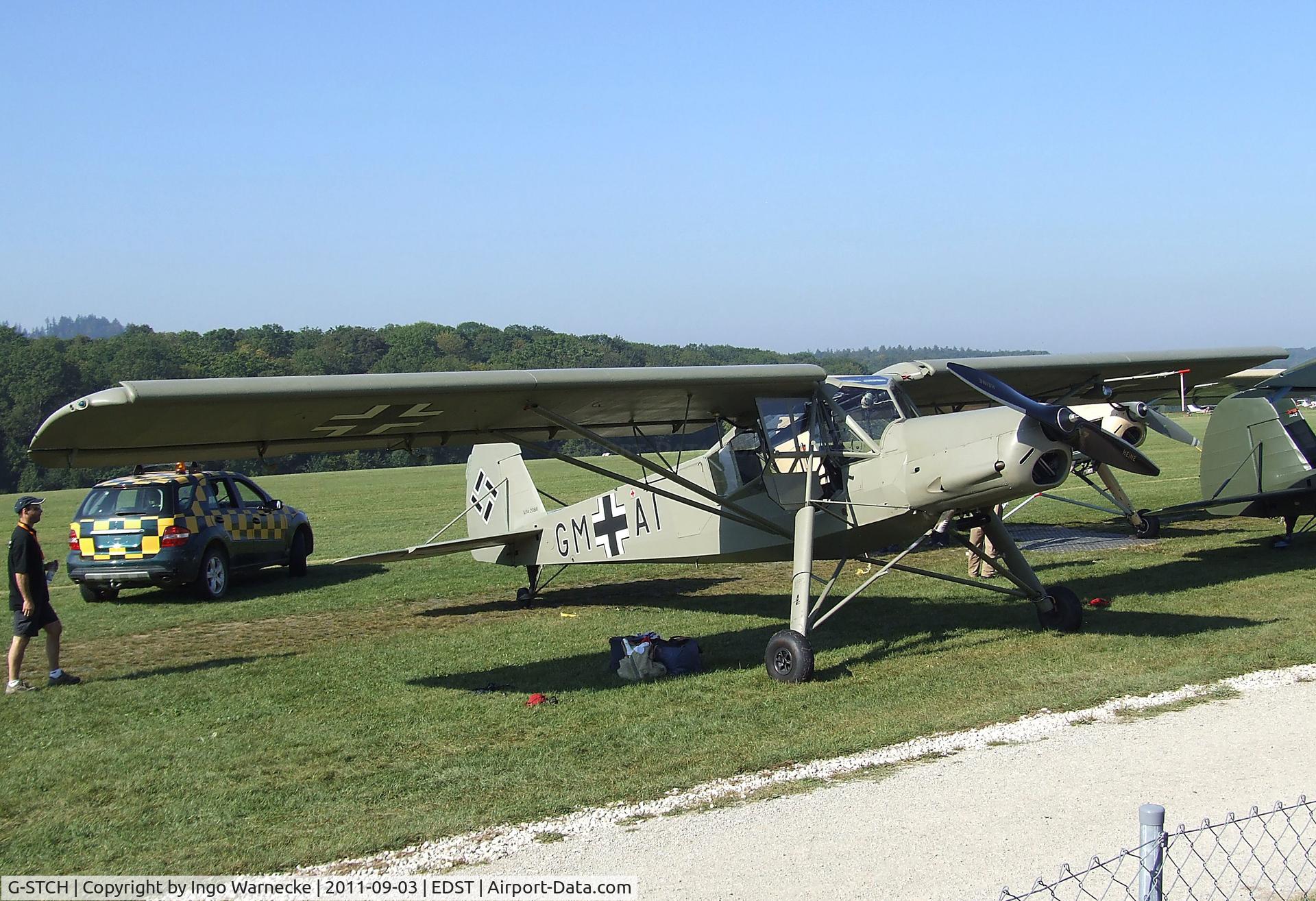 G-STCH, 1942 Fieseler Fi-156A-1 Storch C/N 2088, Fieseler Fi 156A-1 Storch at the 2011 Hahnweide Fly-in, Kirchheim unter Teck airfield