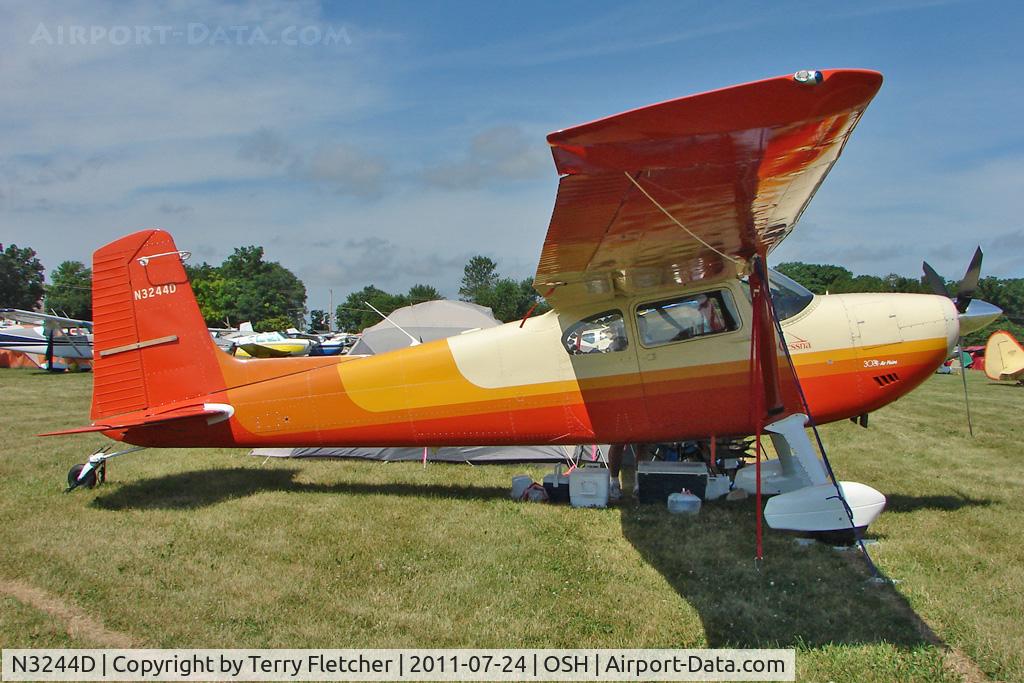 N3244D, 1955 Cessna 180 C/N 32042, At 2011 Oshkosh