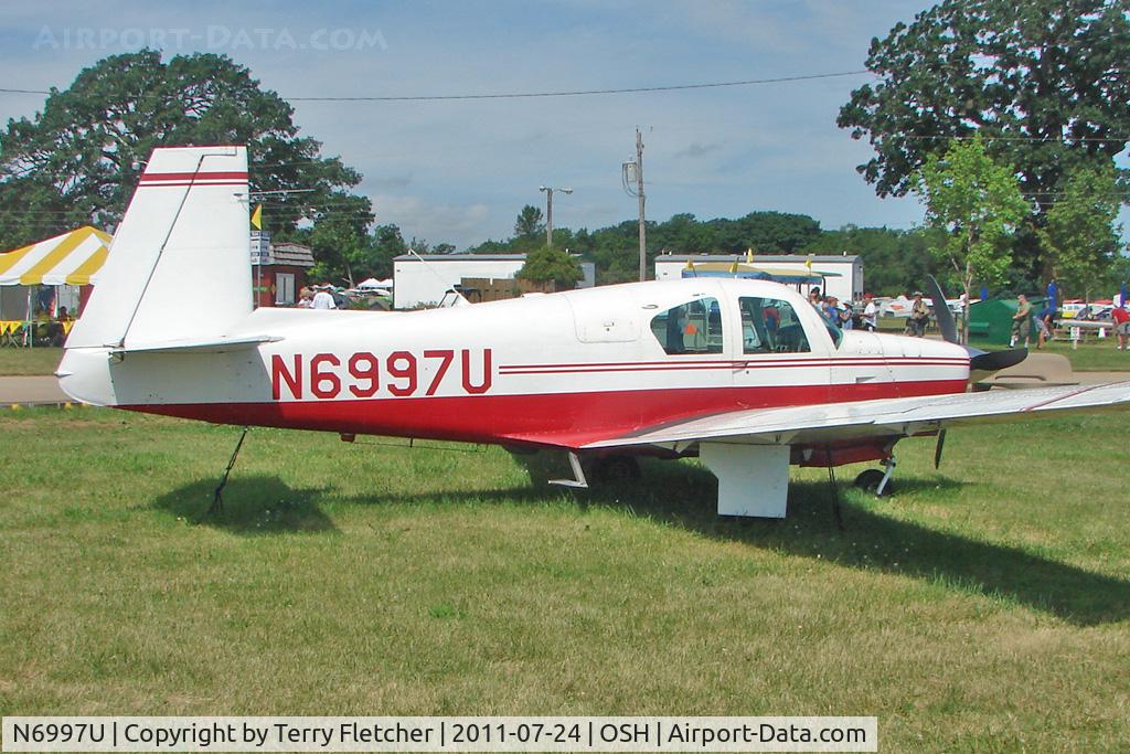 N6997U, 1964 Mooney M20C Ranger C/N 2718, At 2011 Oshkosh