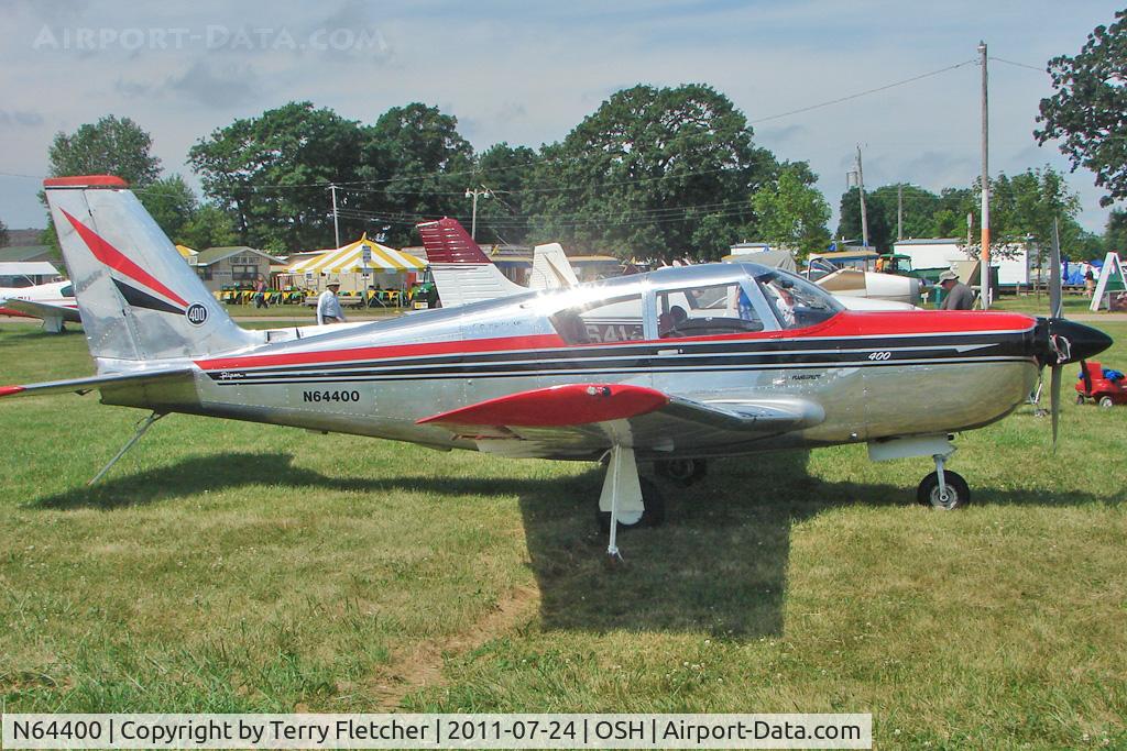 N64400, 1964 Piper PA-24-400 Comanche 400 C/N 26-36, At 2011 Oshkosh
