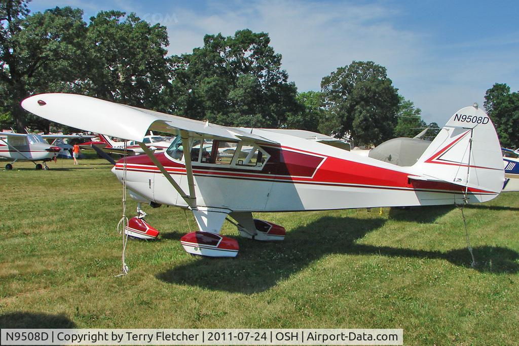 N9508D, 1958 Piper PA-22-160 Tri Pacer C/N 22-6423, At 2011 Oshkosh