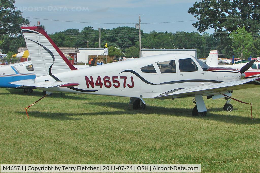 N4657J, 1968 Piper PA-28R-180 Cherokee Arrow C/N 28R-30551, At 2011 Oshkosh