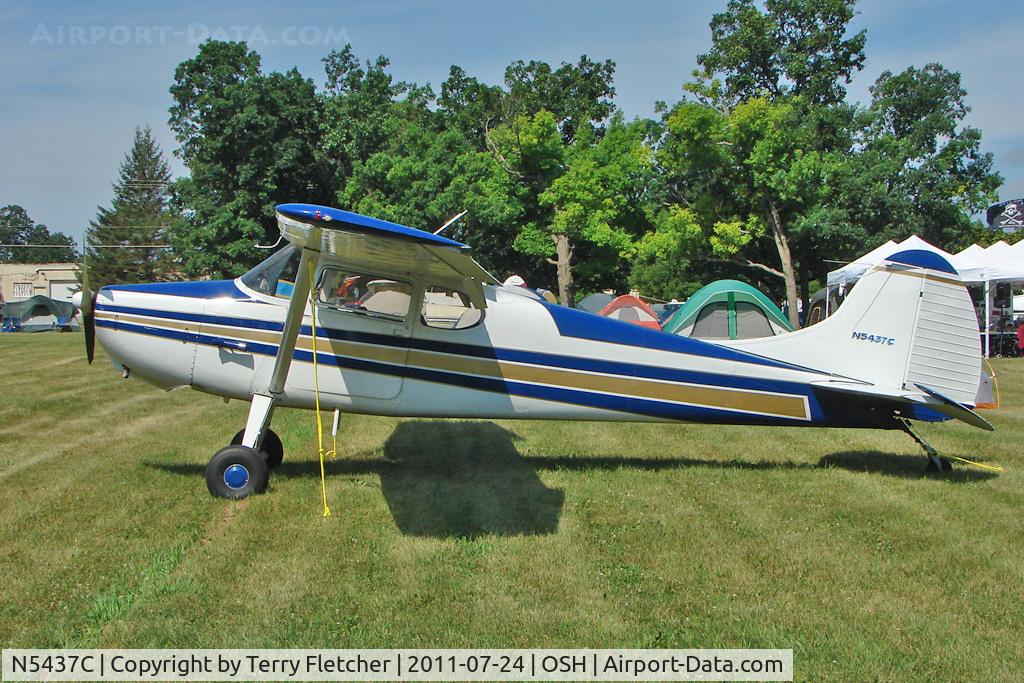 N5437C, 1950 Cessna 170A C/N 19561, At 2011 Oshkosh