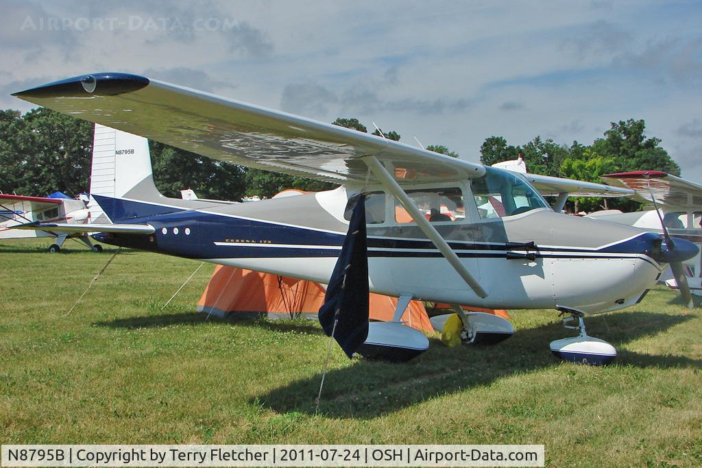 N8795B, 1957 Cessna 172 C/N 36495, At 2011 Oshkosh