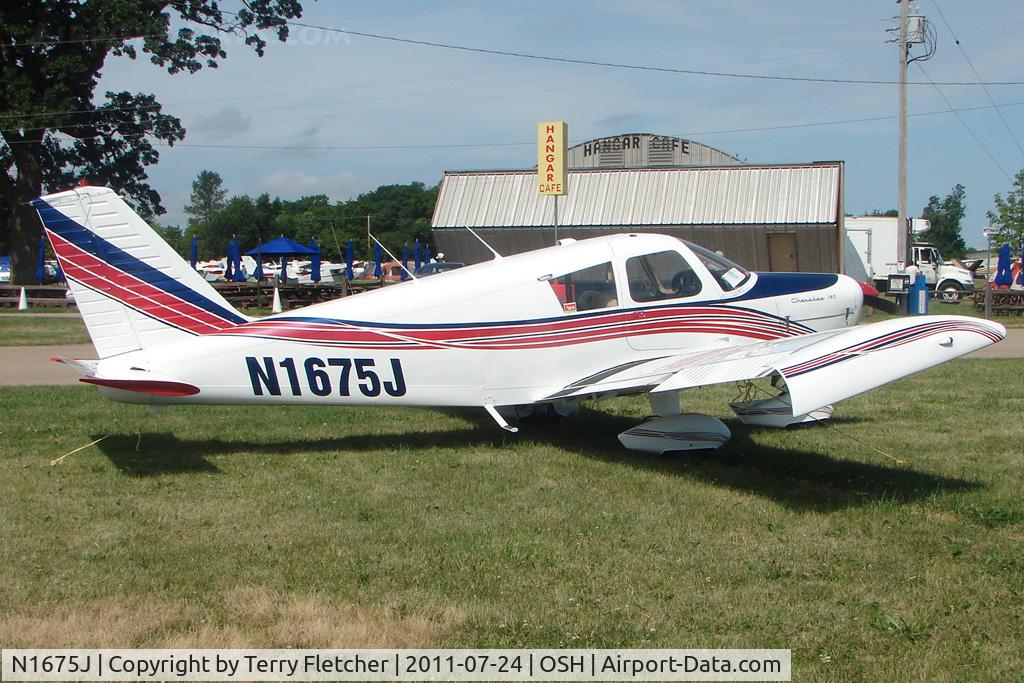 N1675J, 1967 Piper PA-28-140 Cherokee C/N 28-24076, At 2011 Oshkosh