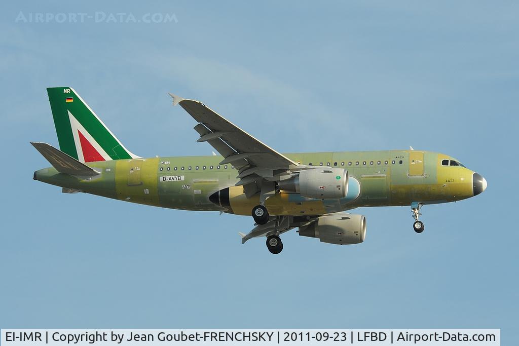 EI-IMR, 2011 Airbus A319-112 C/N 4875, futur Alitalia ex D-AVYB