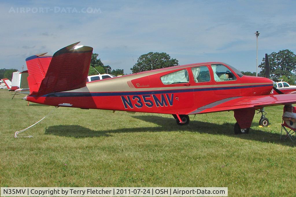 N35MV, 1967 Beech V35A Bonanza C/N D-8617, At 2011 Oshkosh