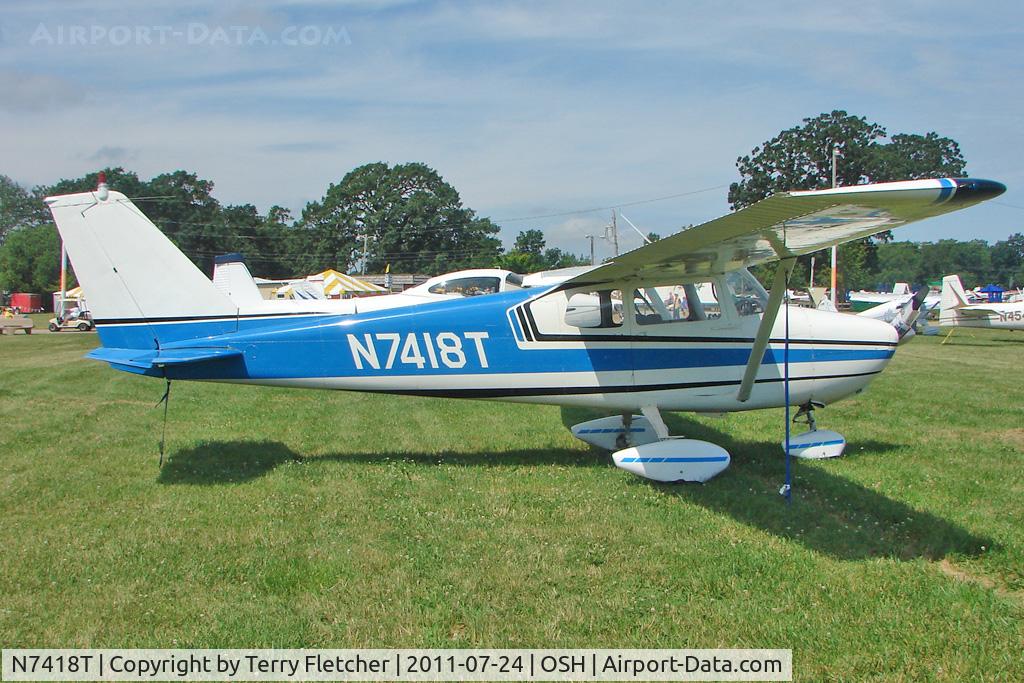 N7418T, 1959 Cessna 172A C/N 47018, At 2011 Oshkosh
