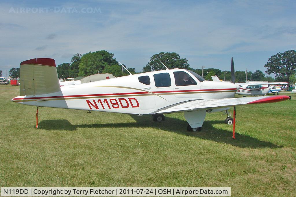 N119DD, 1952 Beech C35 Bonanza C/N D-3380, At 2011 Oshkosh