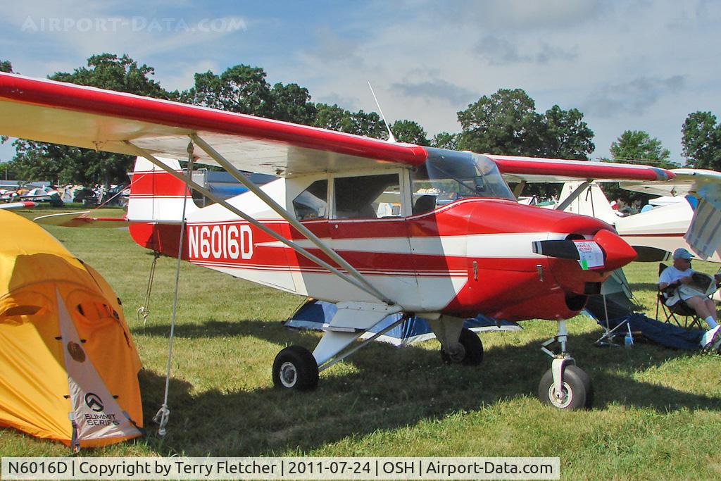 N6016D, 1956 Piper PA-22-150 Tri-Pacer C/N 22-4669, At 2011 Oshkosh