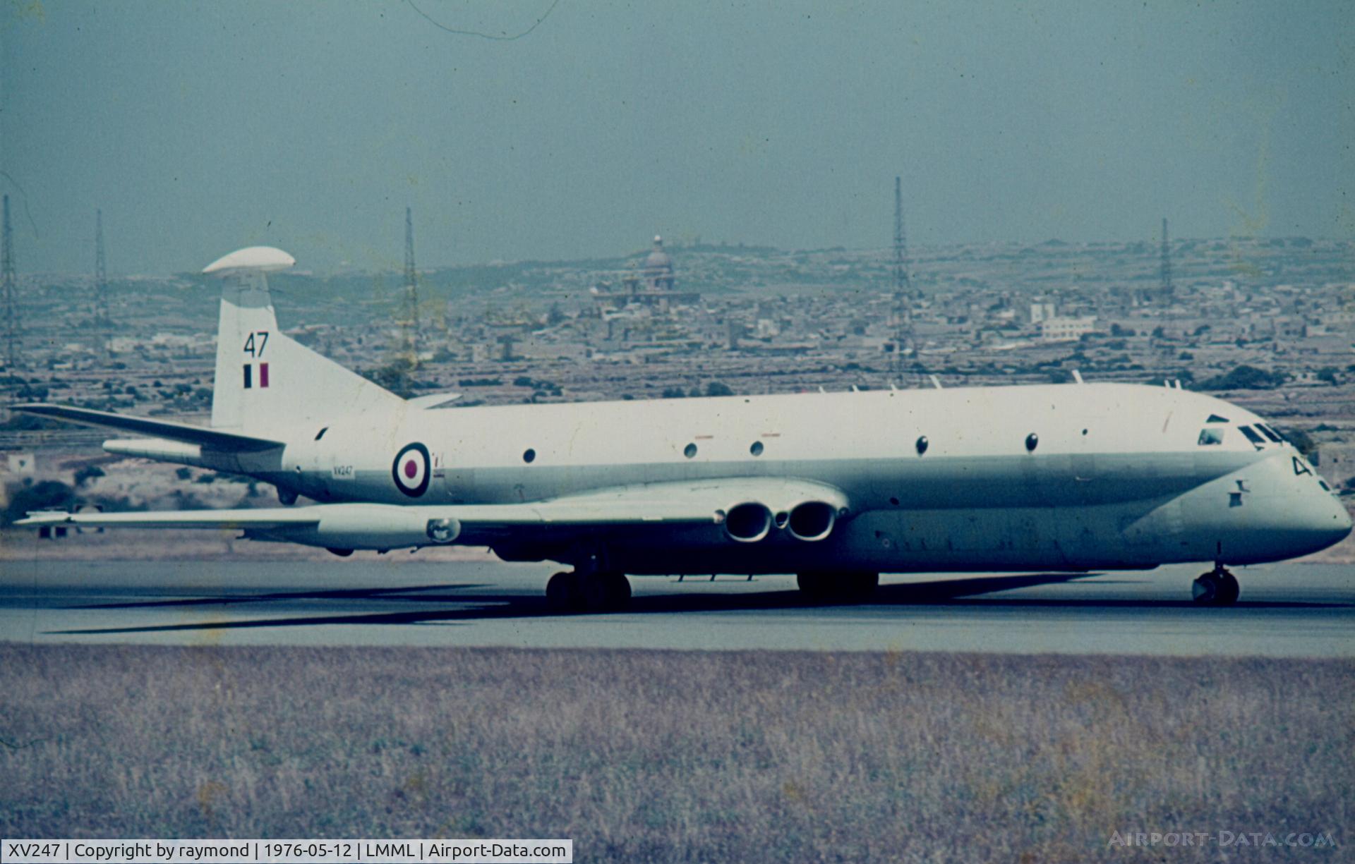 XV247, Hawker Siddeley Nimrod MR.1 C/N 8022, Nimrod XV247 203Sqd RAF